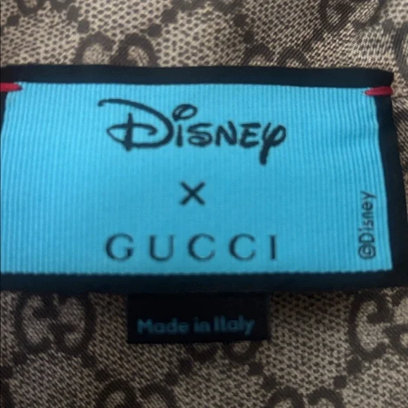 Gucci Brown and Blue Donald Duck Graphic Shirt - Picture 2 of 9